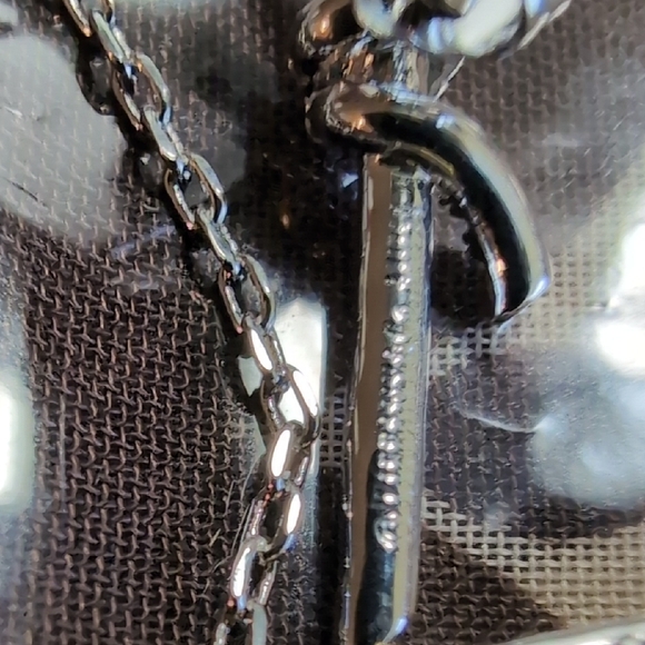 Source Unknown Gold and Silver Necklace Trio - Picture 6 of 15